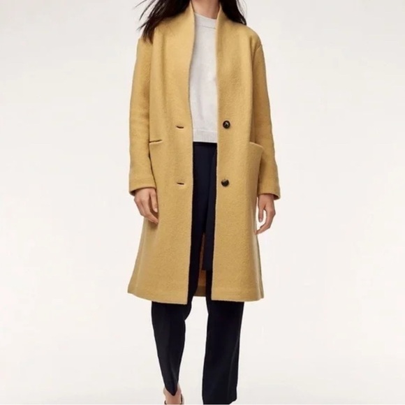 Wilfred Jackets & Blazers - Aritzia Wilfred Aritzia Dujardin Wool Felt Blend Two Button Long Overcoat coat